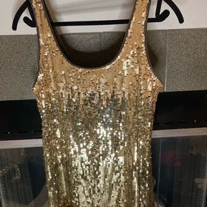 Express sequin dress